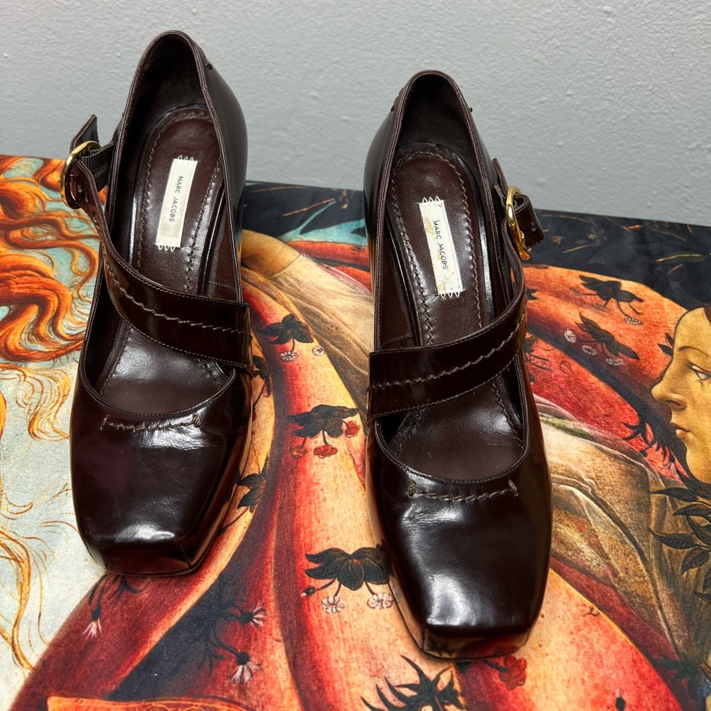 Vintage Marc Jacobs Mary Jane Buckle Heel SIZE 6